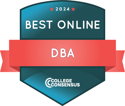 Ranked #10 Best Online DBA Programs for 2024, according to College Consensus